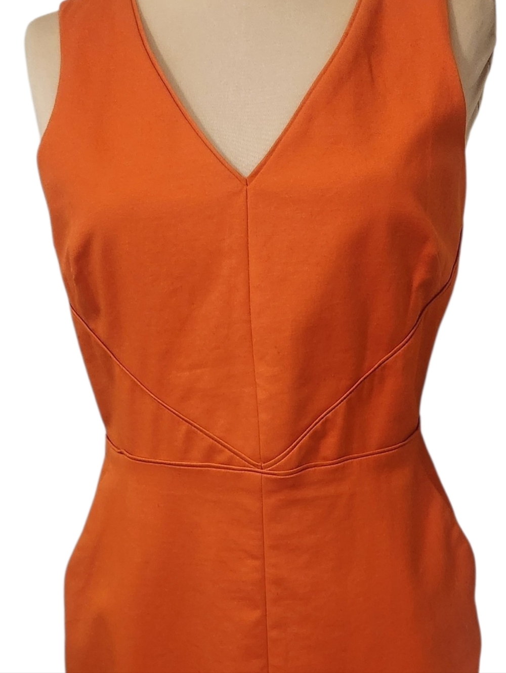 BANANA REPUBLIC Sleeveless Cotton Sheath Dress - Size 6 - Picture 4 of 15
